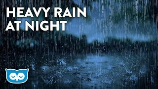 Heavy Rain Sounds At Night With No Thunder  2 Hours Rainstorm  Heavy Rain Sounds for Sleeping [upl. by Albur]