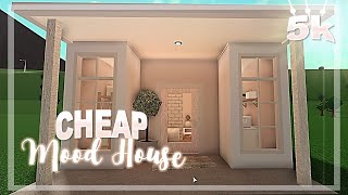 BLOXBURG Cheap Mood house 5k  House build [upl. by Colin]