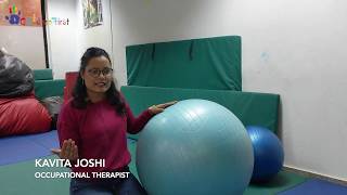 7 ways to use Therapy Ball with Children at Home [upl. by Kinnie980]