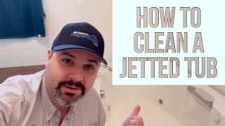 How to Clean a Jetted Tub  Cleaning Tub Jets [upl. by Anihpled102]