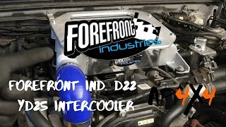 YD25 Intercooler Installation  D22 Navara [upl. by Miett383]