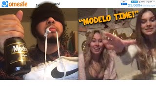 MODELO TIME ON OMEGLE quotWanna see a Backflipquot [upl. by Nylhtiak]