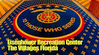 Tour of the Eisenhower Recreation Center at The Villages FL 4K [upl. by Wandie]