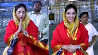 Mehreen Pirzada Visuals at Tirumala  MS Talkies [upl. by Purse]