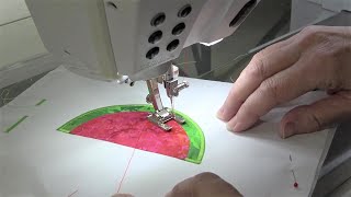 Machine Applique Technique [upl. by Dworman]