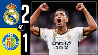 Real Madrid 21 Getafe  HIGHLIGHTS  LaLiga 202324 [upl. by Manvell]