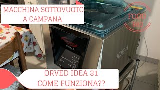 SOTTOVUOTO A CAMPANA  COME FUNZIONA ORVED IDEA 31 [upl. by Gaige474]