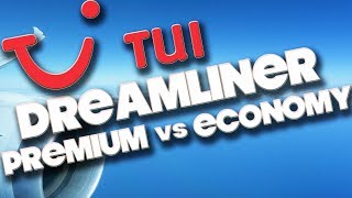 TUI DREAMLINER  PREMIUM Vs ECONOMY  GATWICK TO ORLANDO [upl. by Trauner]