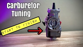 HOW TO TUNE A CARB  CARBURETOR step by step guided [upl. by Salter]