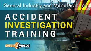 Accident Investigation Training from SafetyVideoscom [upl. by Barcus]