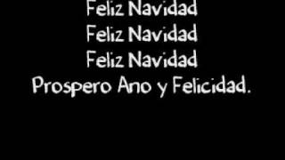 Lyrics  Feliz Navidad [upl. by Borchert592]