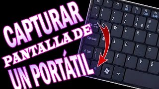 Como Capturar la Pantalla de un Portatil [upl. by Atsedom]