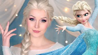 Elsa MakeUp TutorialTransformation  Disneys Frozen [upl. by Tracy]