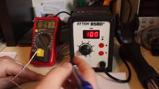 Howto calibrate a modified 858D Rework Station [upl. by Mandych909]