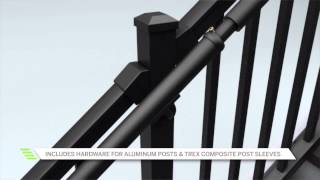 TREX ALUMINUM ADACOMPLIANT HANDRAIL [upl. by Uolyram935]