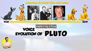 Voice Evolution of PLUTO  90 Years Compared amp Explained  CARTOON EVOLUTION [upl. by Llebpmac]