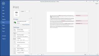 How to turn off comments before printing a Word document [upl. by Natelson]