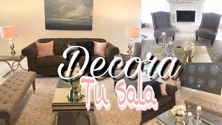 IDEAS PARA DECORAR TU SALA ELEGANTE Y BONITA [upl. by Leoline]