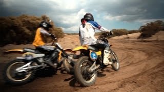 TwoWheeled Time Machines Racing Vintage Motocross  RideApart [upl. by Laverna]