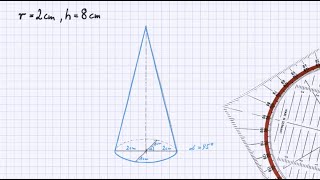 Geometrischer Körper Kegel  Matellinie s berechnen [upl. by Pettit]