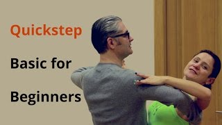 How To Dance Quickstep  Basic Steps for Beginners [upl. by Retsila]