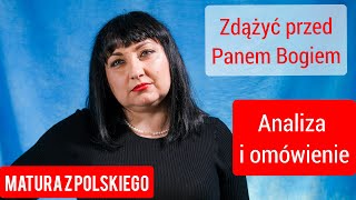 Zdążyć przed Panem Bogiem  streszczenie i omówienie problematyki lektury Hanny Krall [upl. by Bancroft]