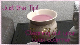 Cleaning out your Wax Warmer CarmenisaHotMess [upl. by Yeruoc509]