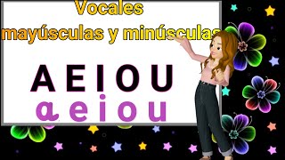 Aprendamos las vocales mayúsculas y minúsculas  Esmeralda Te Enseña [upl. by Lathe74]