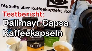 Dallmayr Capsa Kaffeekapseln im Test [upl. by Dayiz]