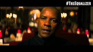 THE EQUALIZER El Protector  Hacer una excepción  Clip Oficial en ESPAÑOL  Sony Pictures España [upl. by Ynnij]