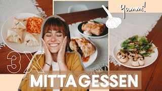 3 schnelle Rezepte fürs Mittagessen mit Blätterteig  vegan amp super einfach [upl. by Maddi799]