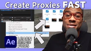 How to Use Proxies in Adobe After Effects  Learn From the Pros w Josh Olufemii  Adobe Video [upl. by Giffard]