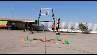 JUEGOS DE MINIBASKET PARA NIÑOS  EJERCICIO MINIBASKET  CLINICA DE BASQUETBOL [upl. by Ventre945]