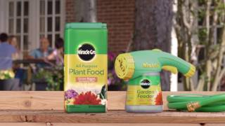 How to Use MiracleGro® All Purpose Water Soluble Plant Food [upl. by Eikcor]