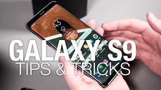 20 Galaxy S9 S9 Tips and Tricks [upl. by Ellesor]