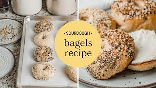 Making Sourdough Bagels The Easy Way [upl. by Hsirap]