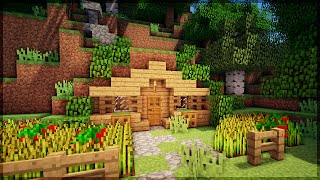 Minecraft CONSTRUA UMA CASA NA MONTANHA EM 5 MINUTOS NO SURVIVAL [upl. by Kosel]