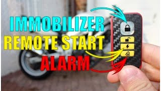 How to Install a Motorcycle Alarm  Remote Starter  Immobilizer  Complete Guide [upl. by Schecter]