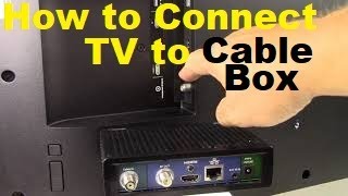 How to Connect a TV to a Cable Box [upl. by Fink603]