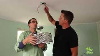 How To Install a Light Fixture [upl. by Ative]