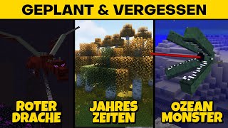 Geplante Minecraft Features die NIE erschienen sind [upl. by Hanahs]