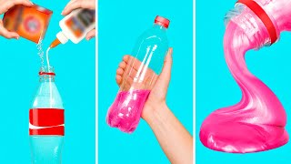 Super Fast Slime Recipe DIY 30 SECONDS Bottle Slime [upl. by Leryt]