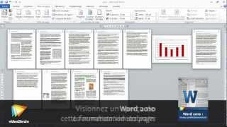 Microsoft Word 2010  La numérotation des pages [upl. by Yderf]