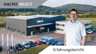 Doppelschiffige Montagehalle für ETU GmbH  HALTEC [upl. by Camel]