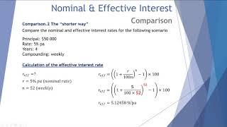 Effective and nominal interest rates [upl. by Kalin]