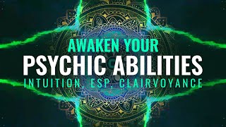 Awaken Your Psychic Abilities Intuition ESP Clairvoyance Psychic Power  Theta Binaural Beats [upl. by Suu]