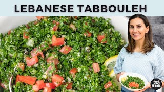 Lebanese Tabbouleh Salad  Great Ramadan Recipe [upl. by Cirda188]