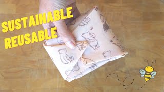 Easy DIY Beeswax Wraps in 5 Minutes [upl. by Eicram753]