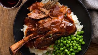 Lamb Shanks with Red Wine Sauce [upl. by Kiersten]