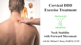 Cervical Degenerative Disc Disease Exercise Treatment Neck Stability w Forward Movement [upl. by Einberger]